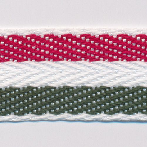 Cotton Stripe Herringbone Ribbon #04