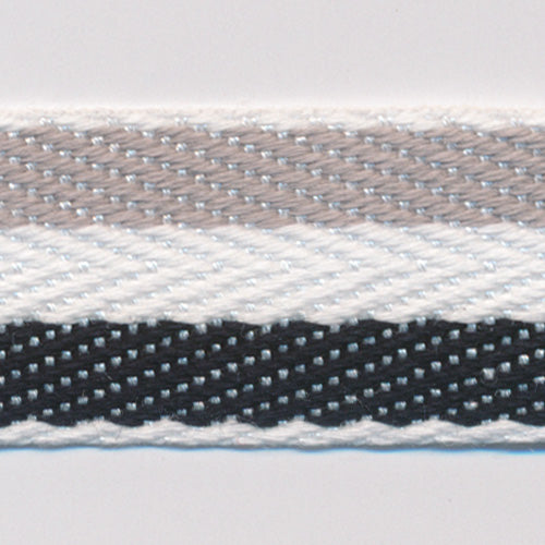 Cotton Stripe Herringbone Ribbon #54