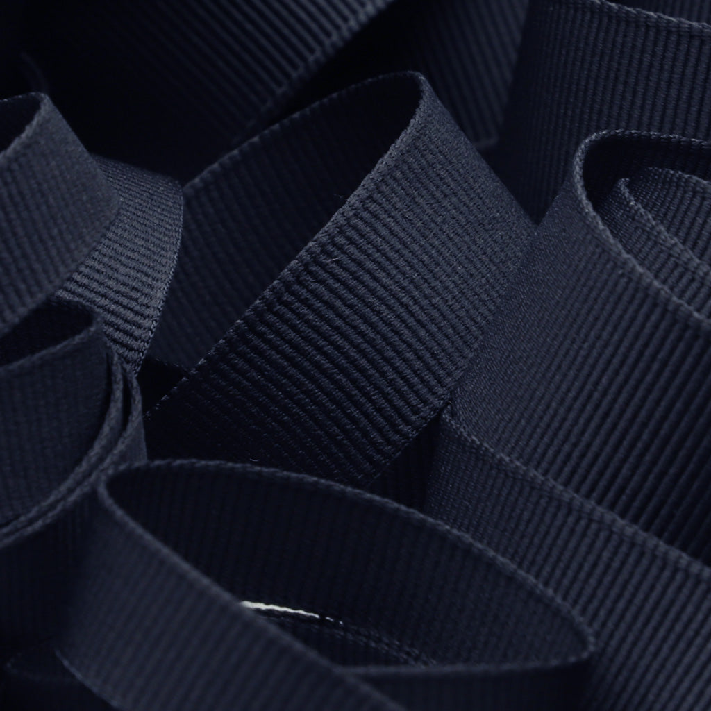 Noir Grosgrain Ribbon #50 Black