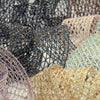 Lame Crochet Lace #8 Black &amp; Gold