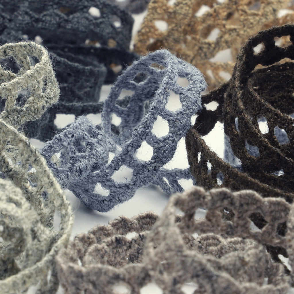 Melange Torchon Lace #105 Steel Black