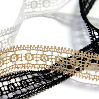 Leavers Trimming Lace #50 Black