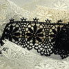 Embroidered Chemical Lace #50 Black