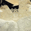 Embroidered Chemical Lace #01 White