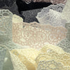 Embroidered Tulle Lace #01 White