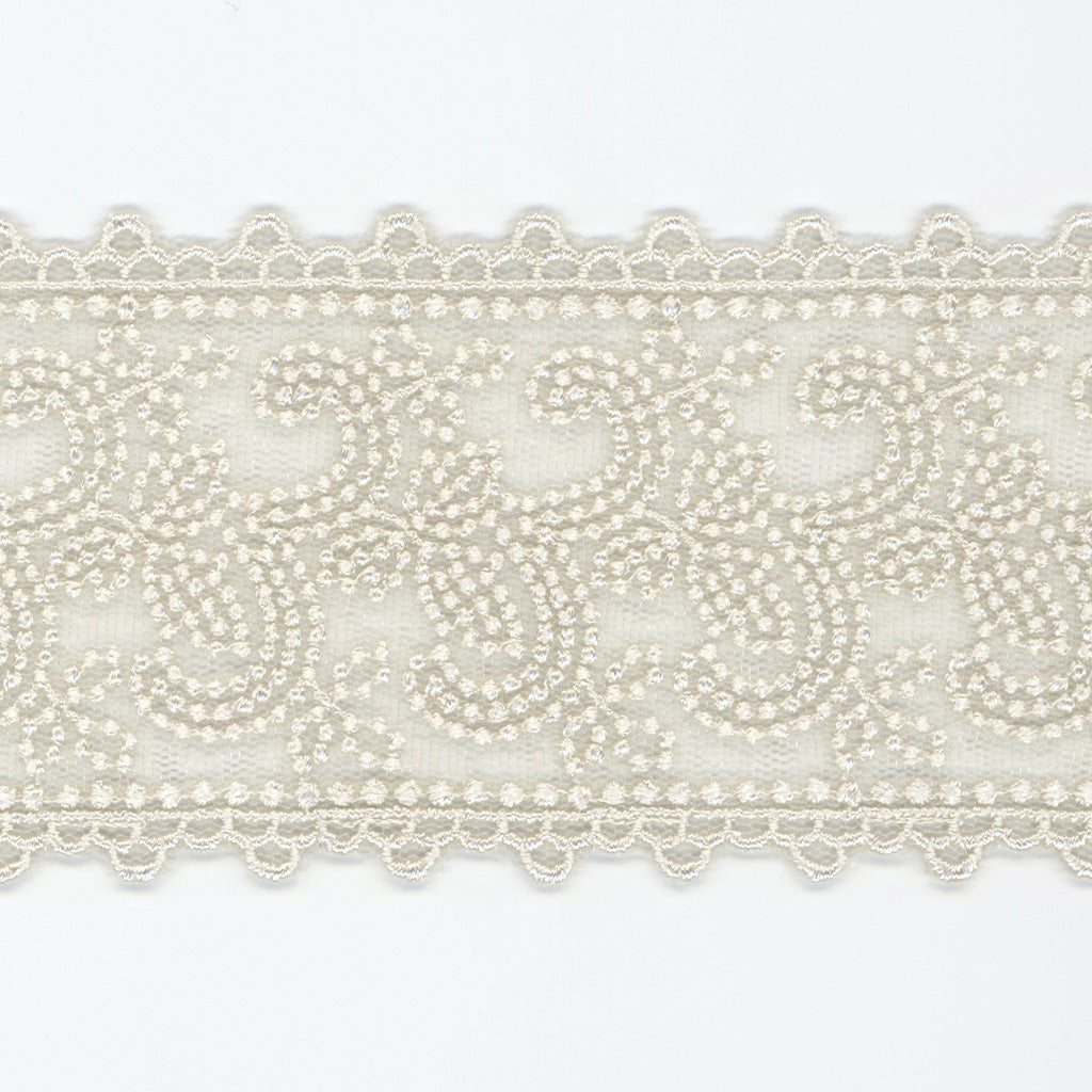 Embroidered Tulle Lace #48