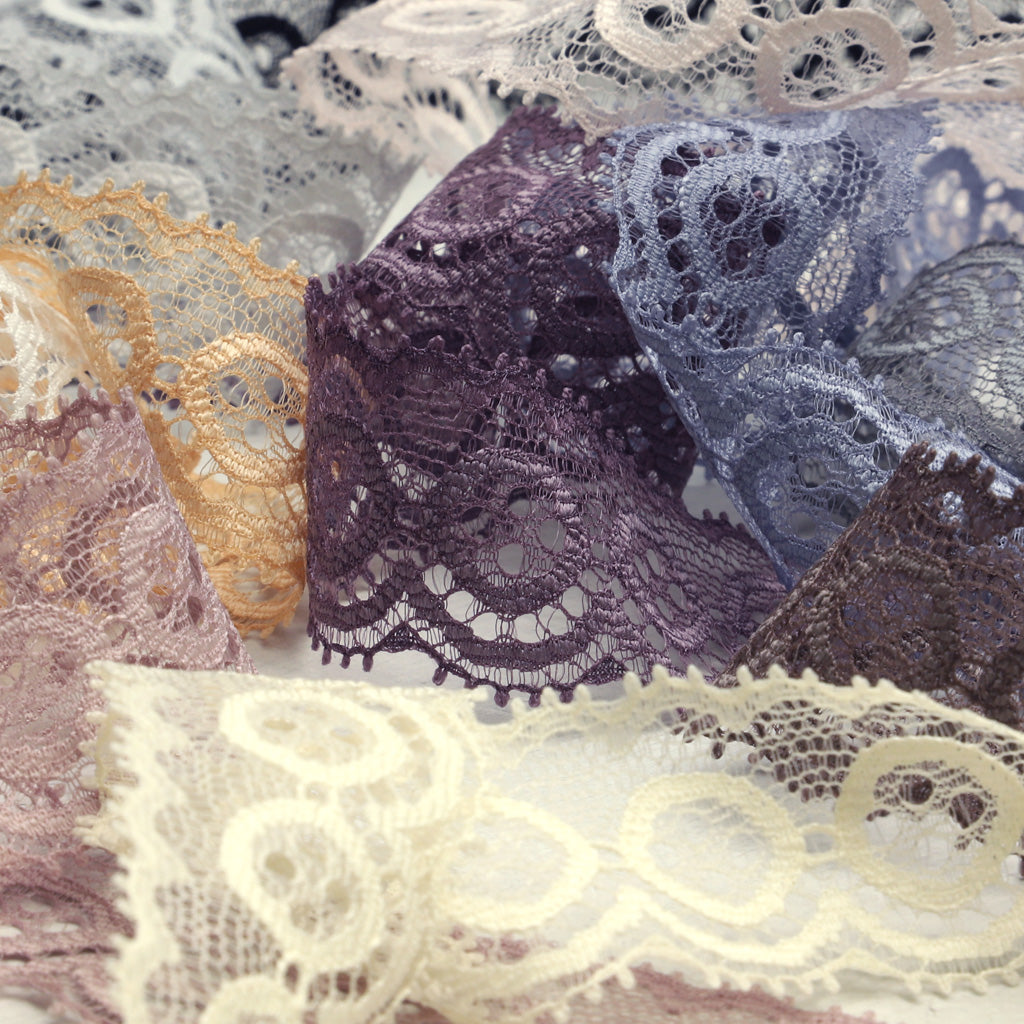 Jacquard Trimming Lace #00 Off White