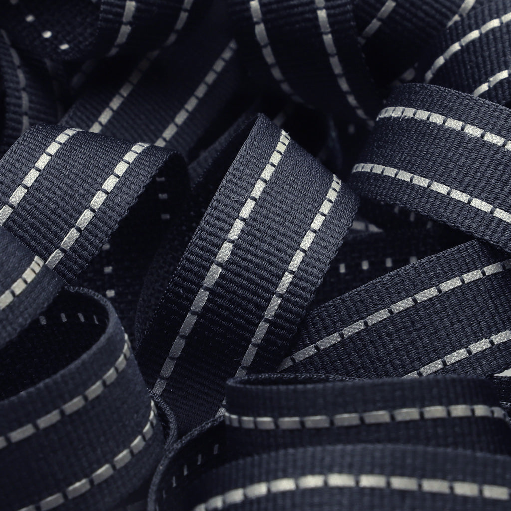 Reflect Weave Tape #1 Black &amp; Silver Reflector