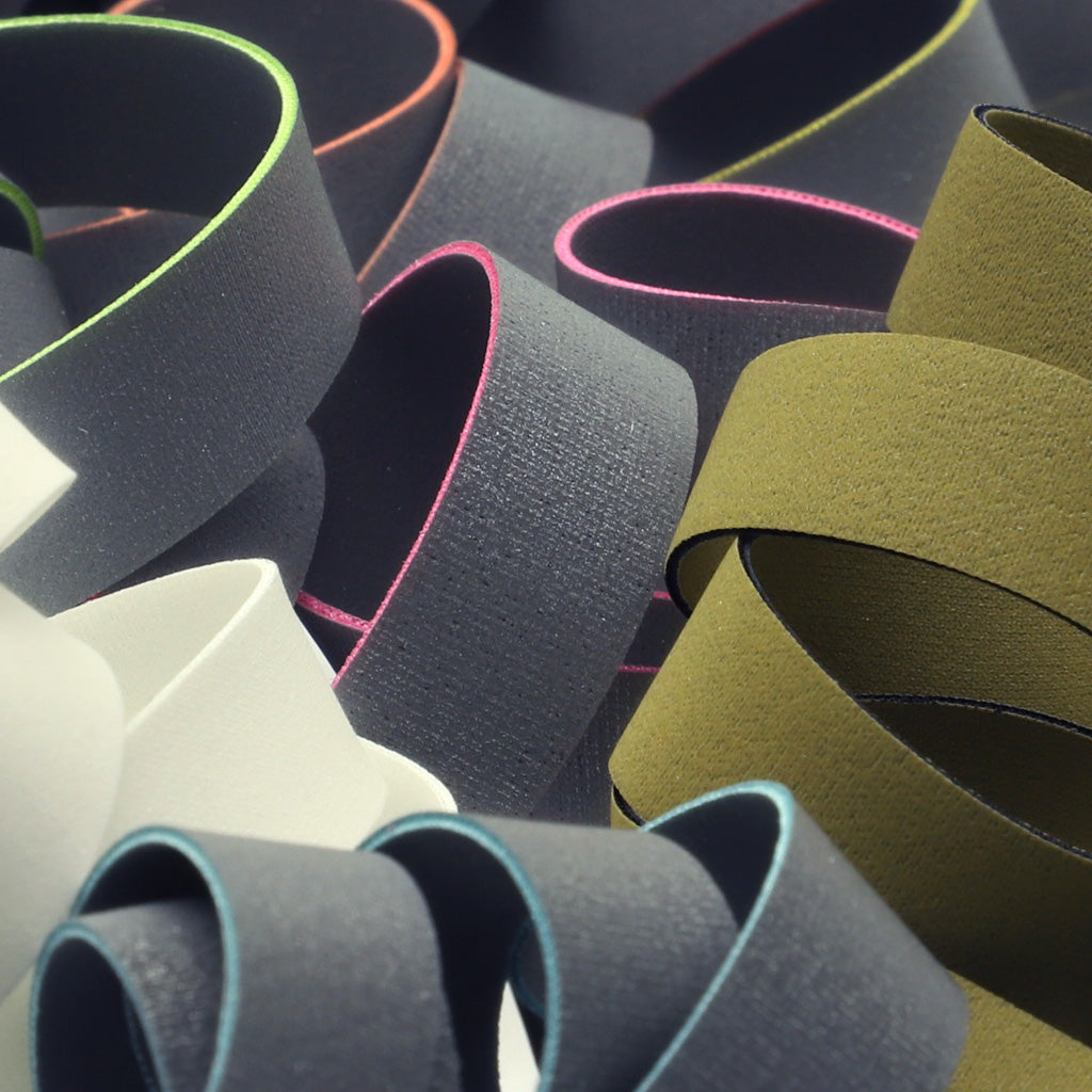 Double-Face Reflect Stretch Tape #118 Silver Reflector &amp; Acid Yellow