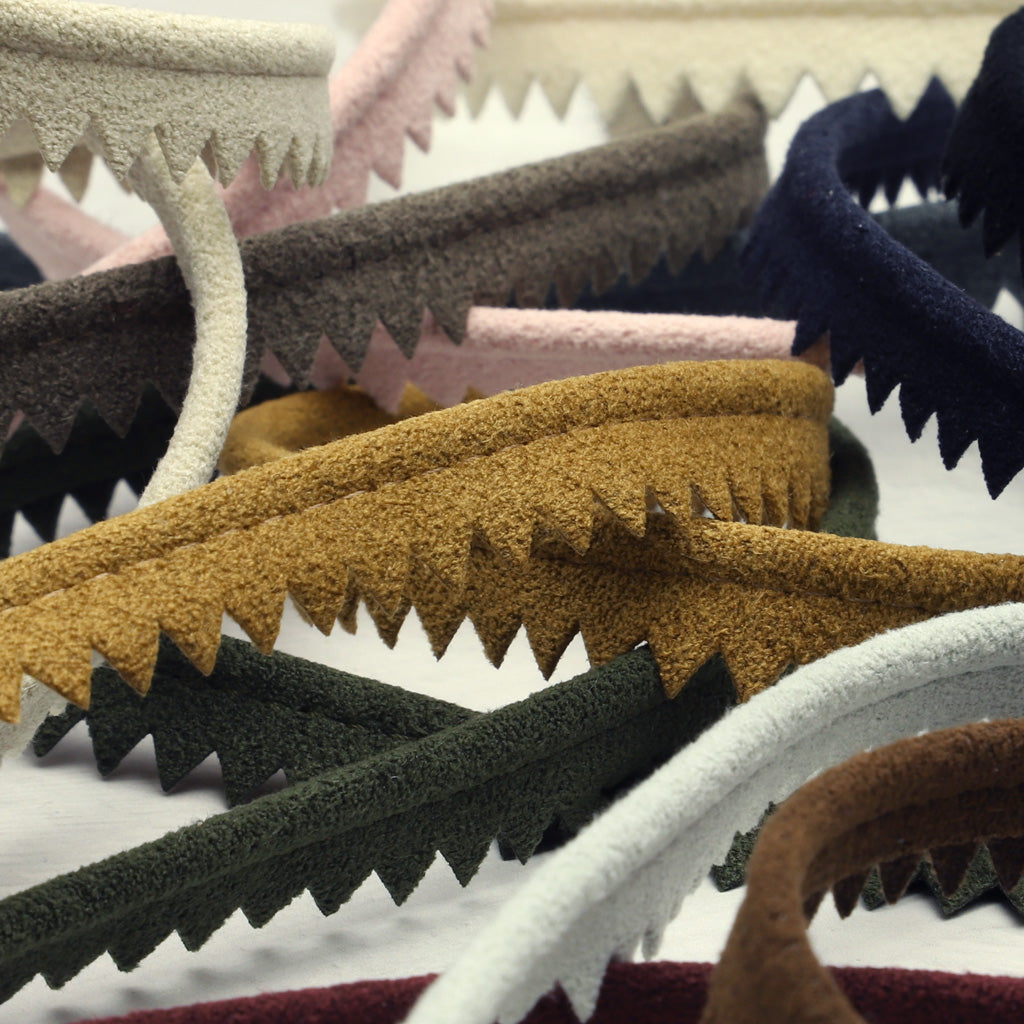 Ultrasuede Piping #49 Charcoal