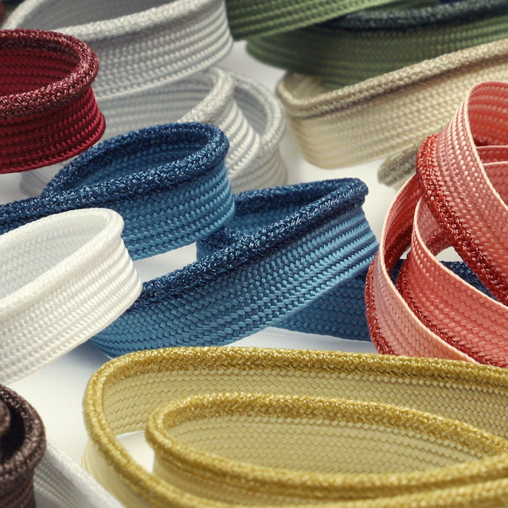 Iron Metallic Piping #135 Off White