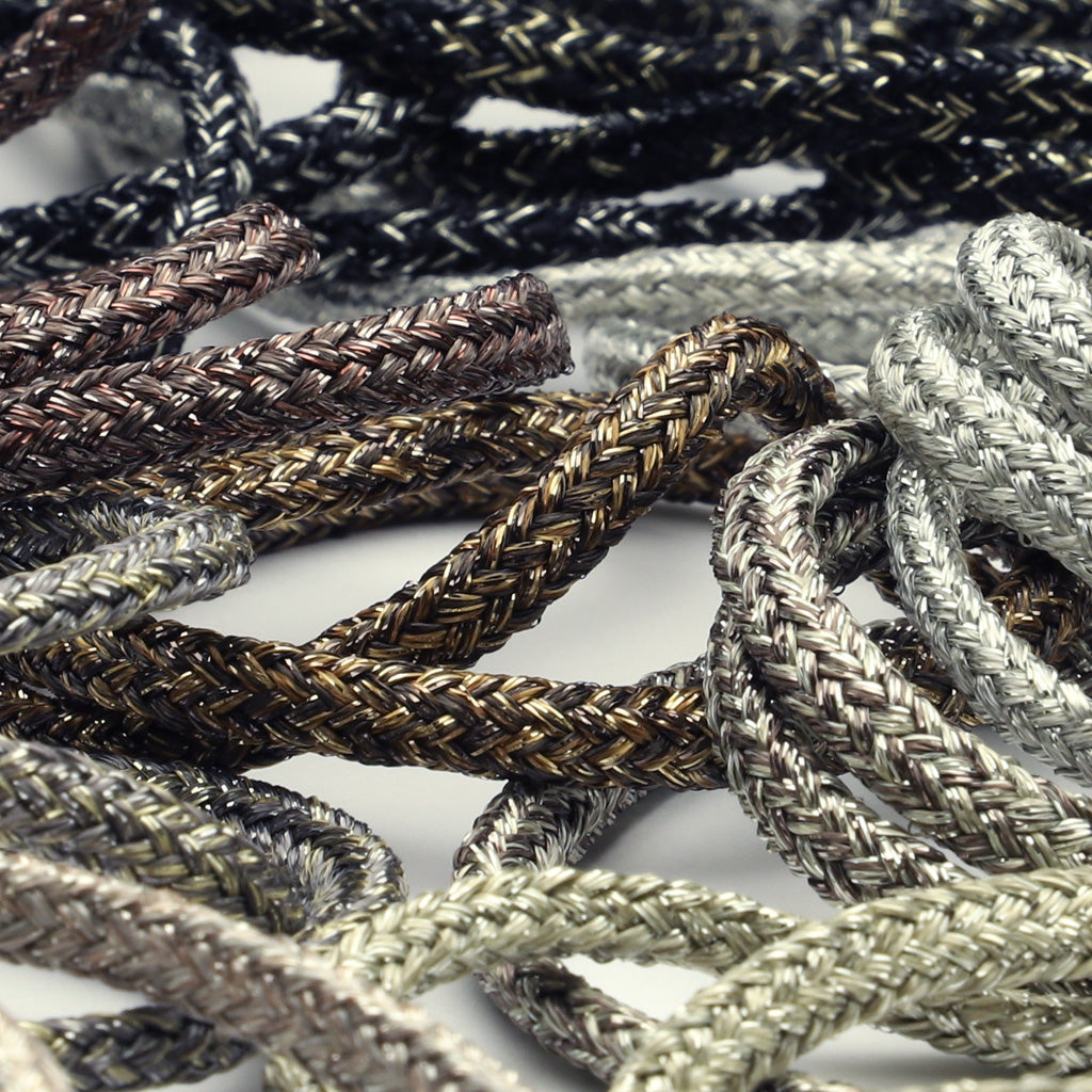 Antique Metallic Spindle Cord #1 Platinum