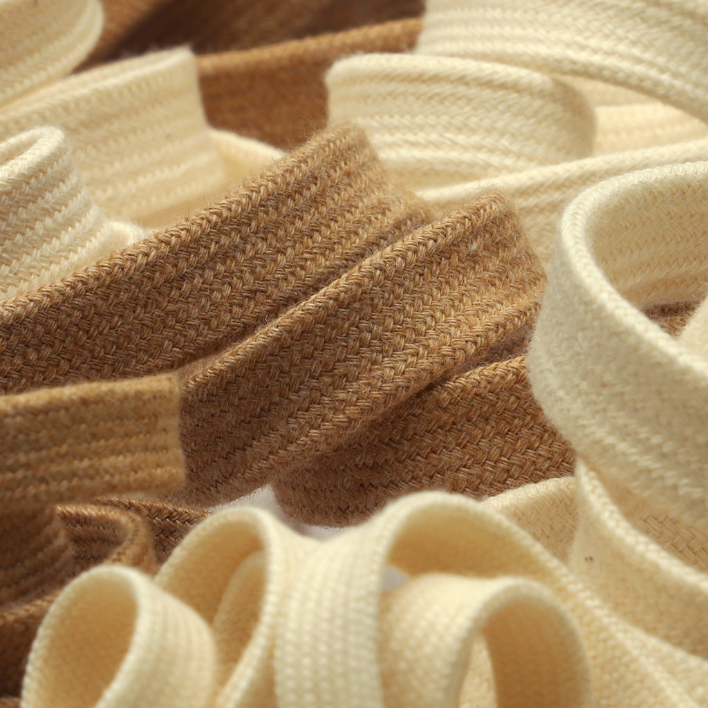 Organic Cotton Spindle Cord #1 Ecru (White)