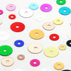 Washable Flat Round Sequin #P00 Clear (Transparent)