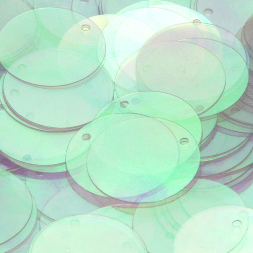Washable Flat Round Top Hole Sequin #P11