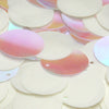 Washable Flat Round Top Hole Sequin #P21