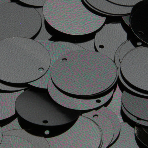 Washable Flat Round Top Hole Sequin #P250