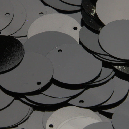 Washable Flat Round Top Hole Sequin #P42