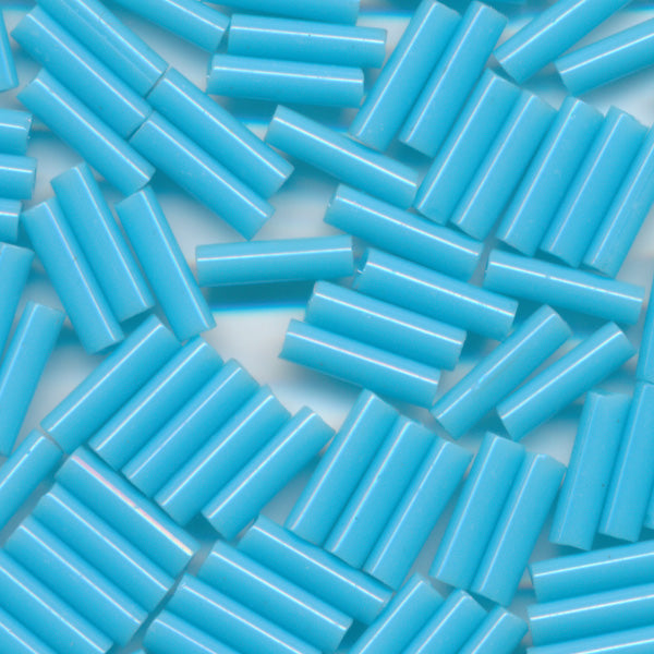 MIYUKI Bugle Seed Beads #413 Light Blue (Opaque)