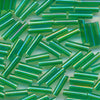 MIYUKI Bugle Seed Beads #179 Green (Transparent Rainbow)
