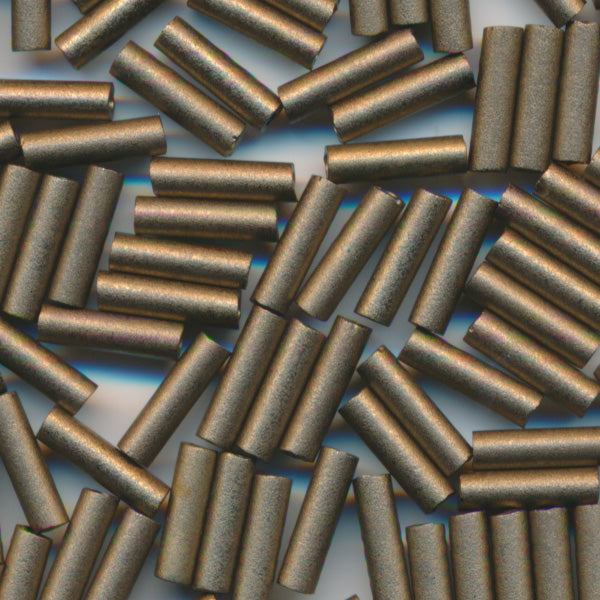 MIYUKI Bugle Seed Beads #2006 Bronze (Metallic Frost)