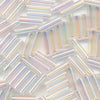 MIYUKI Bugle Seed Beads #250 Crystal (Transparent Rainbow)