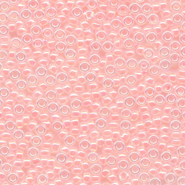 MIYUKI Round Rocaille Seed Beads #517 Baby Pink (Ceylon)