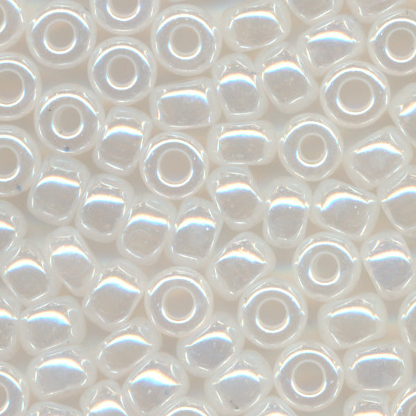 MIYUKI Round Rocaille Seed Beads #511 White (Ceylon)
