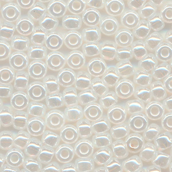 MIYUKI Round Rocaille Seed Beads #511 White (Ceylon)