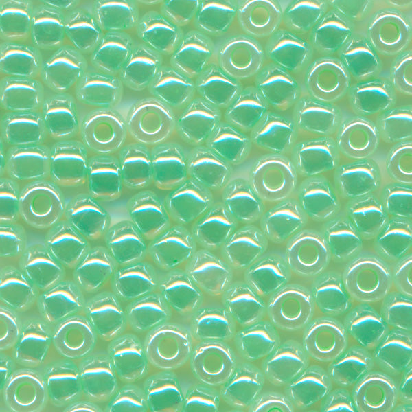 MIYUKI Round Rocaille Seed Beads #520 Mint (Ceylon)