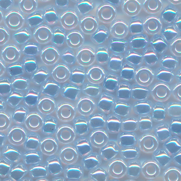 MIYUKI Round Rocaille Seed Beads #524 Light Blue (Ceylon)