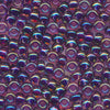 MIYUKI Round Rocaille Seed Beads #356 Purple Lined Light Amethyst (Inside Color Rainbow)