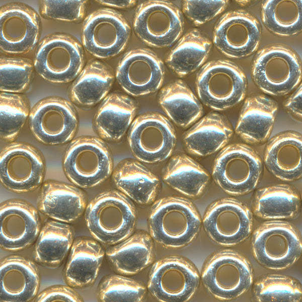 MIYUKI Round Rocaille Seed Beads #4201 Silver (Duracoat Galvanize)
