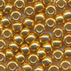 MIYUKI Round Rocaille Seed Beads #4202 Gold (Duracoat Galvanize)