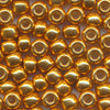 MIYUKI Round Rocaille Seed Beads #4203 Yellow Gold (Duracoat Galvanize)