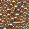 MIYUKI Round Rocaille Seed Beads #4204 Champagne Gold (Duracoat Galvanize)