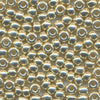 MIYUKI Round Rocaille Seed Beads #4201 Silver (Duracoat Galvanize)