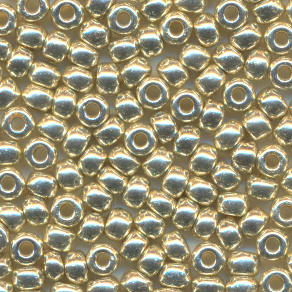 MIYUKI Round Rocaille Seed Beads #4201 Silver (Duracoat Galvanize)