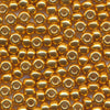 MIYUKI Round Rocaille Seed Beads #4203 Yellow Gold (Duracoat Galvanize)