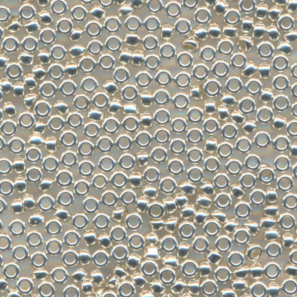 MIYUKI Round Rocaille Seed Beads #181 Silver (Galvanize)