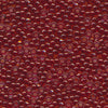 MIYUKI Round Rocaille Seed Beads #304 Red (Gold Luster)