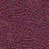 MIYUKI Round Rocaille Seed Beads #313 Wine Red AB (Gold Luster)