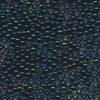 MIYUKI Round Rocaille Seed Beads #452 Iridescent Dark Blue (Metallic)