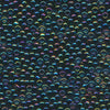 MIYUKI Round Rocaille Seed Beads #455 Black AB (Metallic)