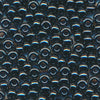 MIYUKI Round Rocaille Seed Beads #451 Gunmetal (Metallic)