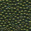 MIYUKI Round Rocaille Seed Beads #459 Green Gold (Metallic)