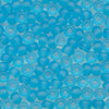 MIYUKI Round Rocaille Seed Beads #148F Aqua (Transparent Frost)