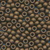 MIYUKI Round Rocaille Seed Beads #2006 Bronze (Metallic Frost)