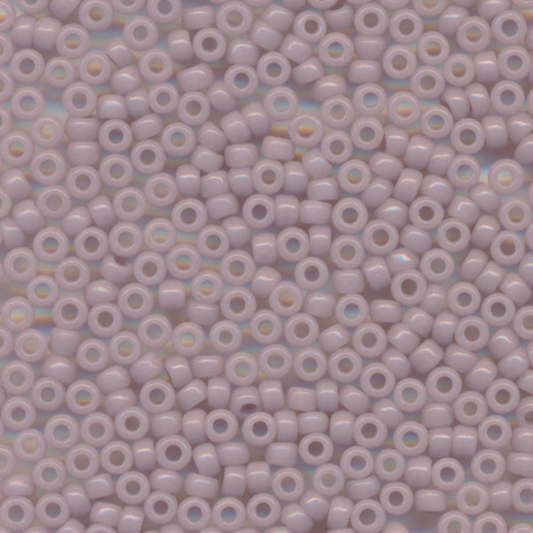 MIYUKI Round Rocaille Seed Beads #410 Lilac (Opaque)