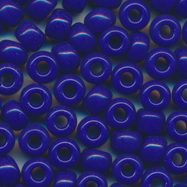 MIYUKI Round Rocaille Seed Beads #414 Lapis (Opaque)